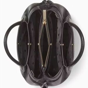 Kate Spade Elegant Black Satchel Dumpling Bag